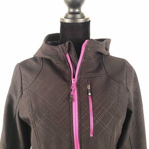 Mondetta Black Zip Up Hooded Jacket